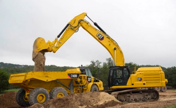 Parameter details of the new Cat 349 and 352 excavators - more advanced technology