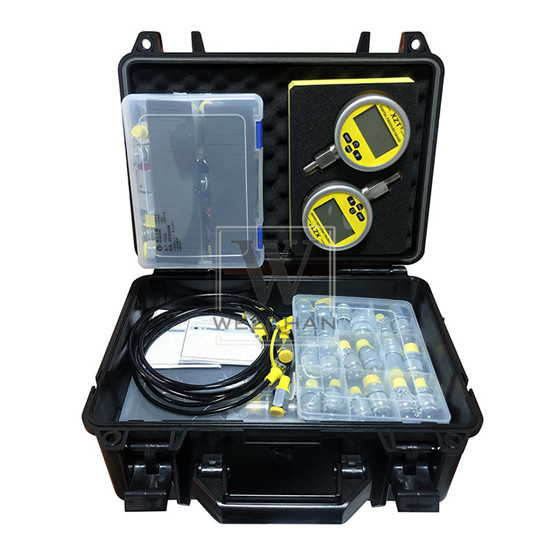 Excavator Hydraulic Pressure Test Tools 70C Pressure Gauge Quick Release