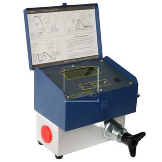 Bi-Directional XZFK-408 Digital Flowmeter Construction Machinery Testing Kit Hydraulic Pressure Test