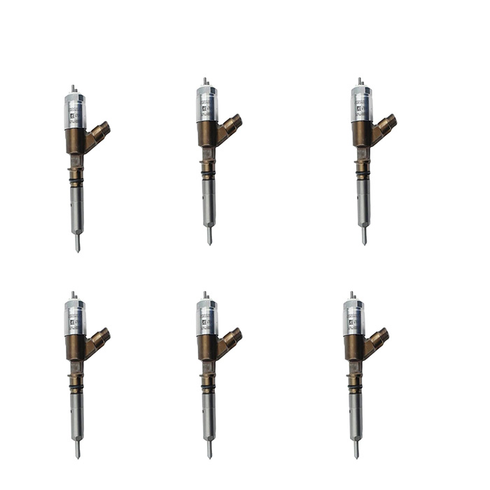 Caterpillar CAT Engine C6 C6.4 Excavator 320D 323D 321D 6-Pack Common Rail Diesel Fuel Injector  326-4700 3264700 10R-7675
