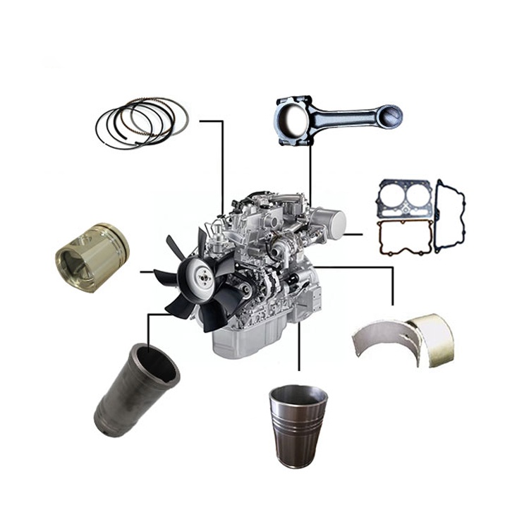 Caterpillar CAT E333 C7.1 Engine Overhaul Repair Kit Piston Liner Kit Ring main bearing valve guide gasket kit Excavator Construction Machine Cylinder Block Cylinder Head assy