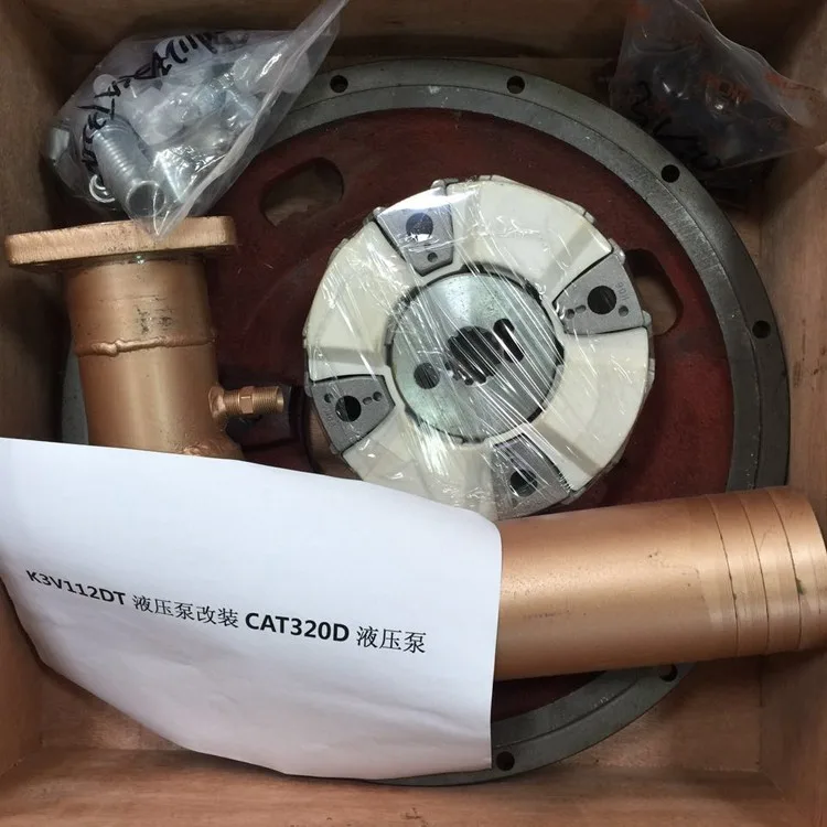 Caterpillar CAT320D Excavator Hydraulic Main Piston Pump Assy kawasaki K3V112DT Modify hydraulic Pump Spare Parts Construction Machinery Hydraulic repair Parts - Image 1