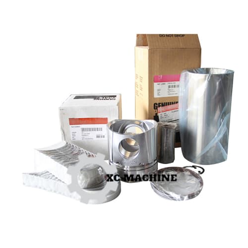 Cummins Excavator 4BT Diesel Engine spare parts Liner Kit piston ring kit SNAP RING main bearing valve guide Intake valve gasket kit