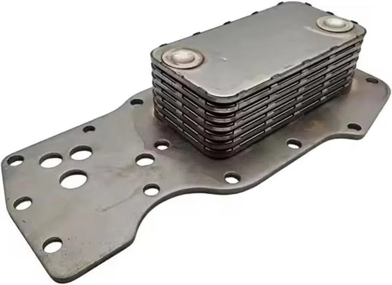 Cummins oil cooler 3959031 Cummins 6B QSB 5.9L 24V 6D engine oil cooler China manufacturer factory price