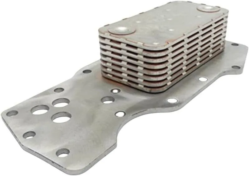 Cummins oil cooler 4916621 3177235 Cummins K50 engine oil cooler replacement heavy equipment cooling system China manufacturer factory price - Image 1