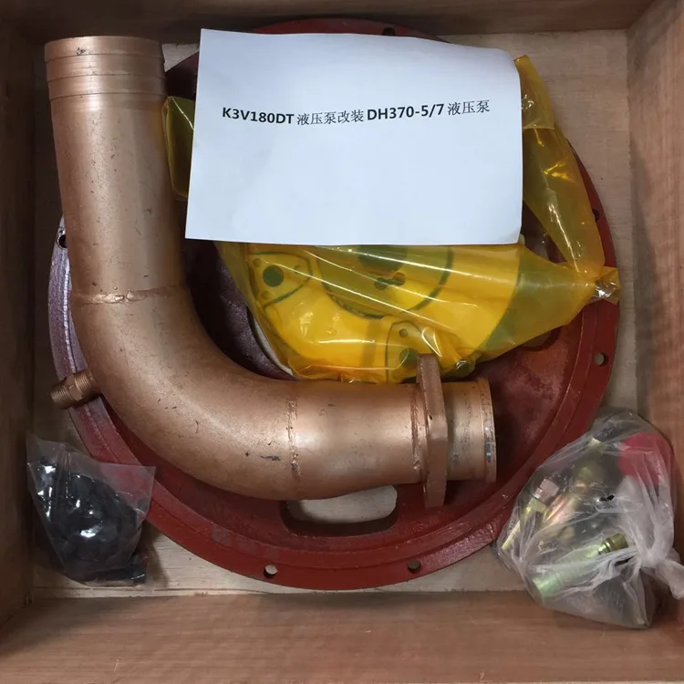 Doosan DH370-5/7 Excavator Hydraulic Main Piston Pump Assy kawasaki K3V180DT