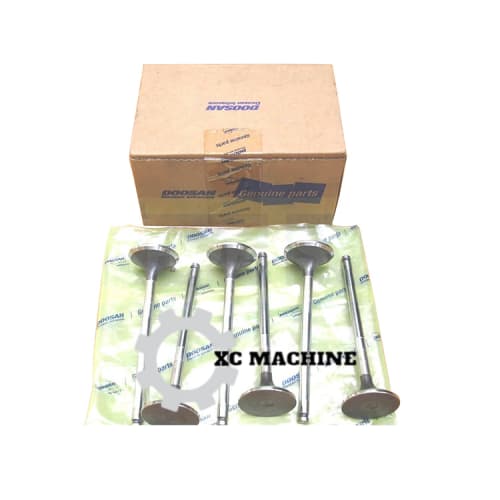 Doosan Excavator DX260 DX300 DX340 Diesel Engine parts DE08 Intake Valve 65.04101-0042