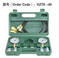 Excavator Universal Digital Pressure Gauge Measuring Instruments Testing Tool Digital Hydraulic Pressure Gauge Test Kit 40 Test Coupling 3 pcs+ Test Hose Assembly 2 pcs+Pressure Gauge 2pcs - Image 1