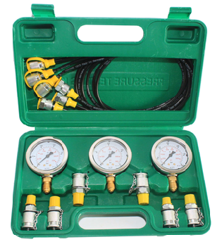 Excavator Universal Digital Pressure Gauge XZTK-60 Measuring Instruments Testing Tool Digital Hydraulic Pressure Gauge Test Kit Pressure Gauge 3 PCS+Test Hose Assembly 3 PCS+Test Coupling 6PCS Excavator Universal Digital Pressure Gauge XZTK-60 Measuring Instruments Testing Tool Digital Hydraulic Pressure Gauge Test Kit Pressure Gauge 3 PCS+Test Hose Assembly 3 PCS+Test Coupling 6PCS
