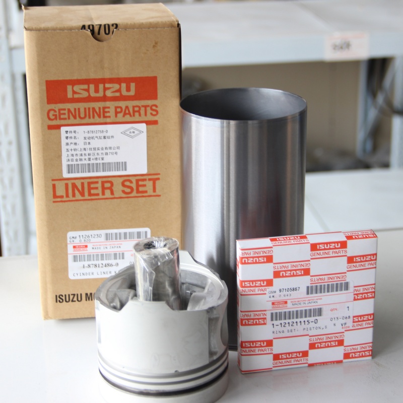 HITACHI Excavator EX300-1 2 3 5  6D105 6BG1T  Engine Overhaul Repair Kit Piston Liner Kit Ring main bearing valve guide gasket kit Cylinder Block Cylinder Head assy