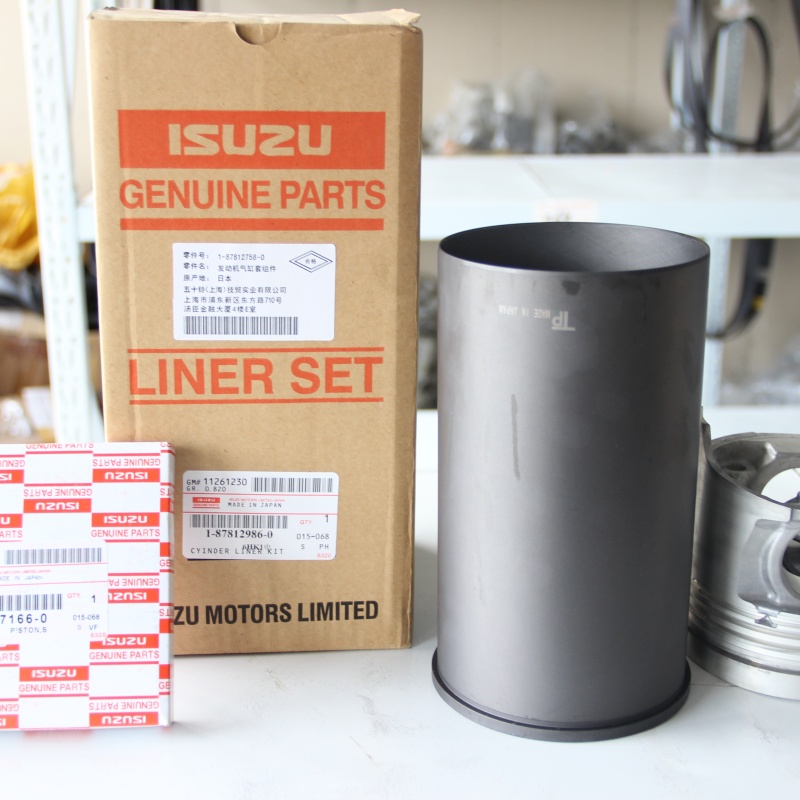 HITACHI Excavator EX400-1 2 3 5  AH-6WG1T  Engine Overhaul Repair Kit Piston Liner Kit Ring main bearing valve guide gasket kit Cylinder Block Cylinder Head assy