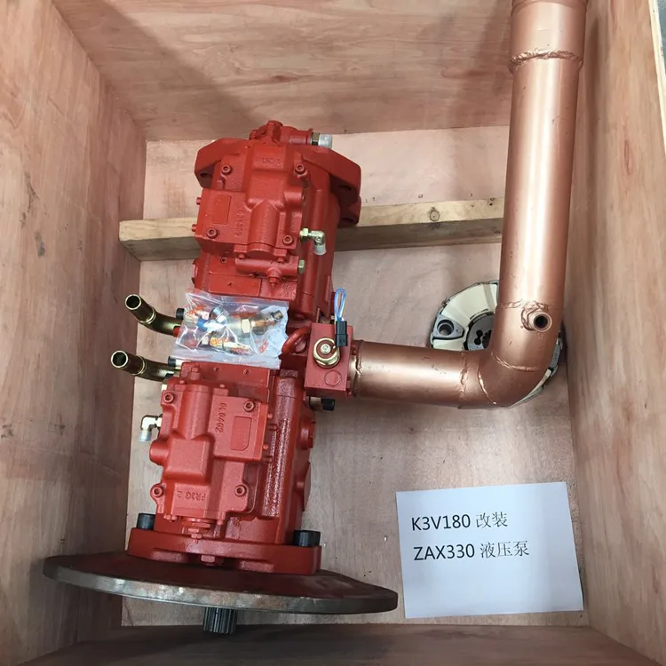 Hitachi ZAX200 Excavator Hydraulic Main Piston Pump Assy kawasaki K3V180 Modify hydraulic Pump Spare Parts Construction Machinery Hydraulic repair Parts