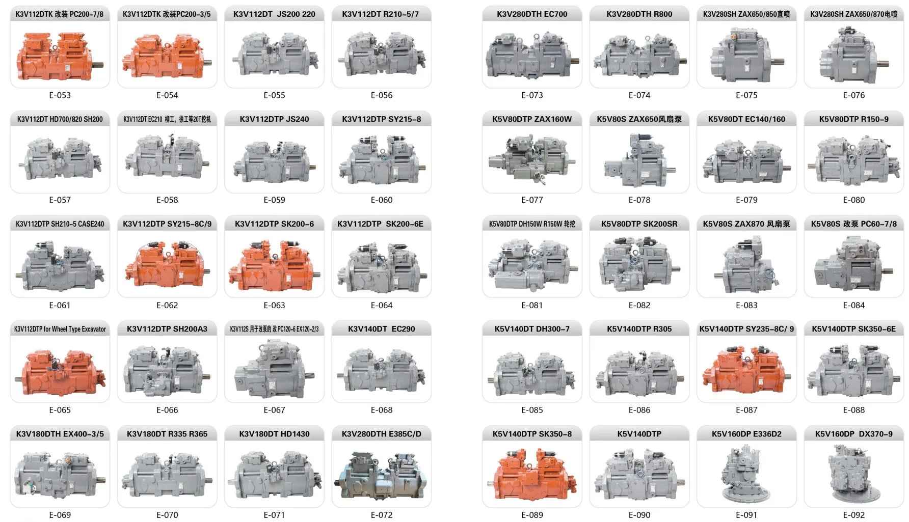 Hyundai mini excavator R305-7 R305VS Hydraulic Main Piston Pump Assy - Image 3