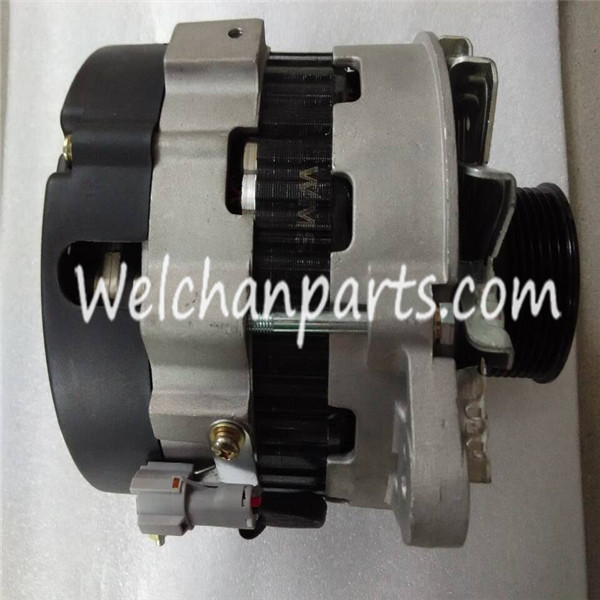 Isuzu 4jj1 engine Alternator Isuzu trucks 24V 50A 8980921121 for JCB excavator spare parts 02/802633 Isuzu impulse
