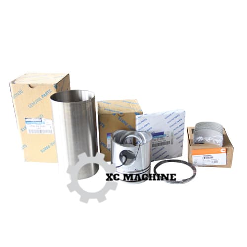 Komatsu Excavator 4D130 Diesel Engine spare parts Liner Kit piston ring kit SNAP RING main bearing valve guide Intake valve gasket kit 