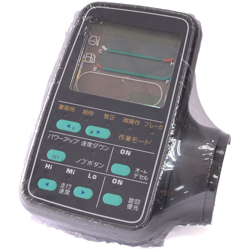 Komatsu excavator monitor cluster gauge PC100-6 PC120-6 PC200-6 PC300-6 Komatsu machine models Part numbers 7834-70-6000 7834-70-6001 7834-70-6002 7834-70-6003 Direct OEM replacement Komatsu Excavator