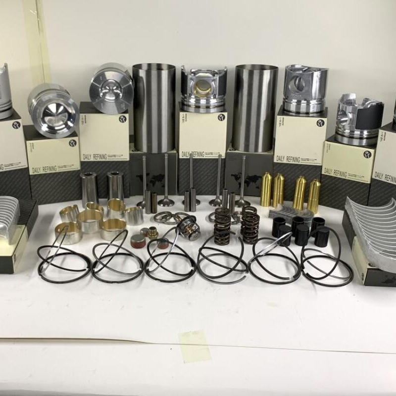 Komatsu Wheel Loader  WA350-6 S6D125E Engine Overhaul Repair Kit Piston Liner Kit Ring main bearing valve guide gasket kit Cylinder Block Cylinder Head assy 