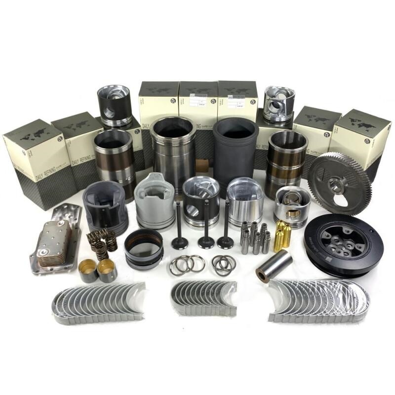 Komatsu Wheel Loader WA400-6 S6D140E Engine Overhaul Repair Kit Piston Liner Kit Ring main bearing valve guide gasket kit Cylinder Block Cylinder Head assy Komatsu Wheel Loader WA400-6 S6D140E Engine Overhaul Repair Kit Piston Liner Kit Ring main bearing valve guide gasket kit Cylinder Block Cylinder Head assy