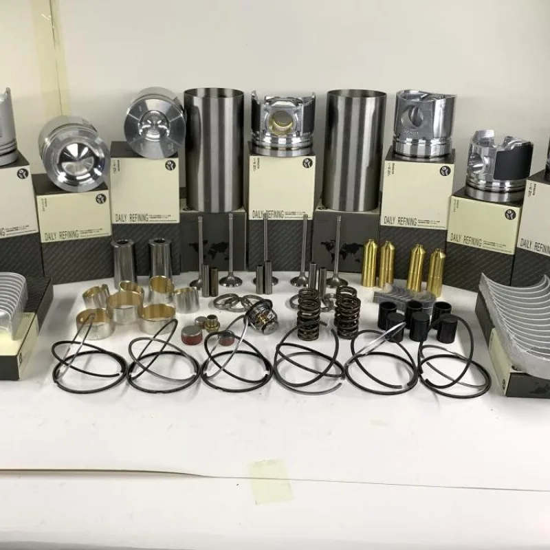 Komatsu  self-discharging truck  HD405-7  SAA6D140E-1  Engine Overhaul Repair Kit Piston Liner Kit Ring main bearing valve guide gasket kit Cylinder Block Cylinder Head assy