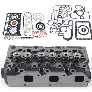 Kubota D1503 Complete kubota parts Cylinder Head & Full Gasket Kit Excavator  kubota side by side KX91-3 U35 1A013-03043 16487-03045 1A013-03044 Cylinder Head kubota mini excavator 