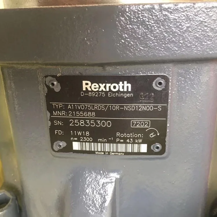 Rexroth A10VO28 A10VO45 Excavator Hydraulic Main Piston Pump Assy A110V075LRDS 10R-NSD12NOO-S hydraulic Pump Spare Parts Construction Machinery Hydraulic repair Parts - Image 3