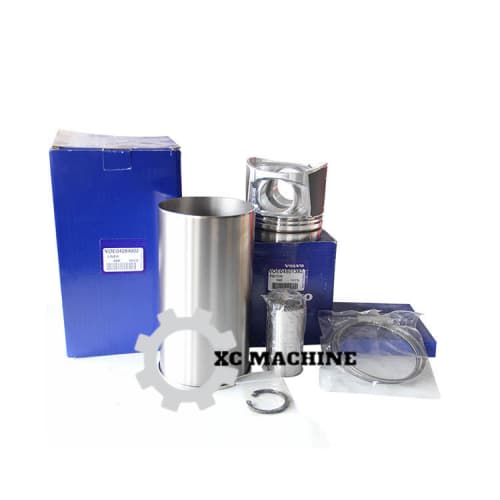 Volvo Excavator EC240B EC290B D7E Diesel Engine spare parts Liner Kit piston ring kit SNAP RING main bearing valve guide Intake valve gasket kit 