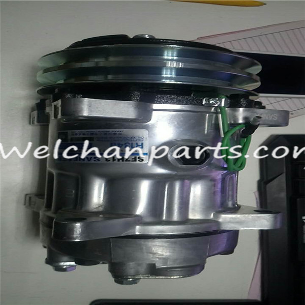 Volvo excavator EC210 mini excavator parts diagram AIR COMPRESSOR ASSY excavator parts name VOE15082742 VOE11412632 air condinton